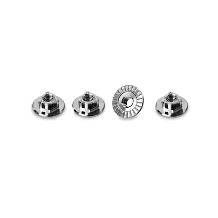 Sticky Kicks RC Five Star V2 Super-Lite Lo-Profile M4 Titanium Wheel Nuts