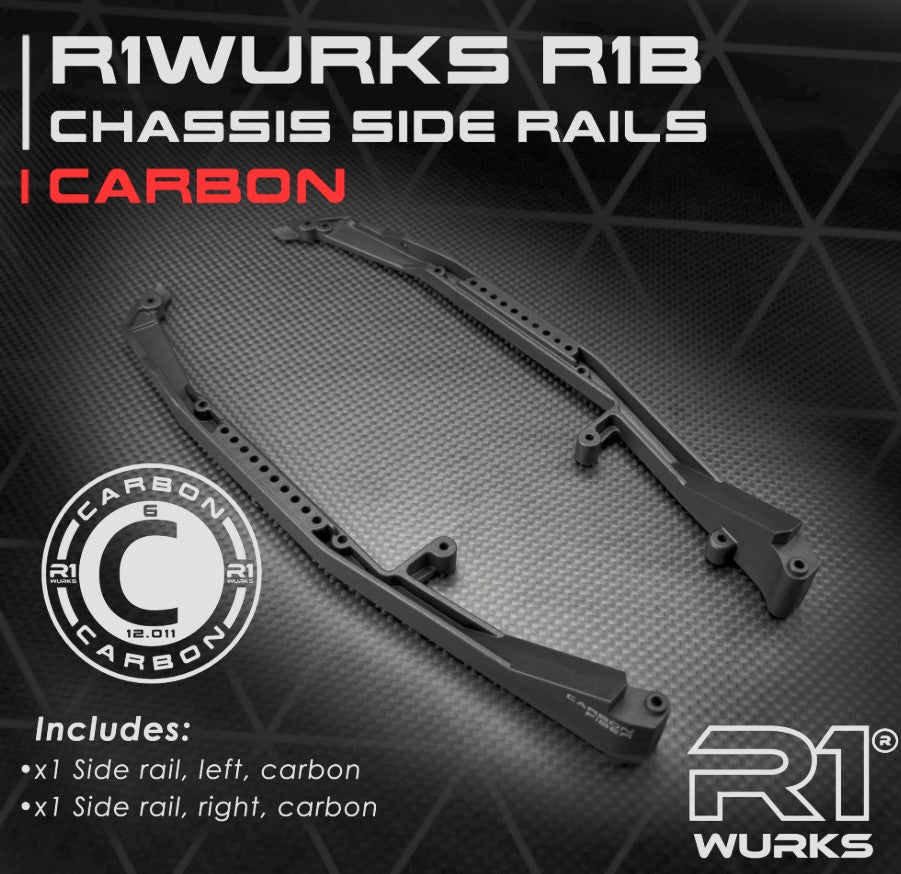 R1WURKS R1B Carbon Chassis Side Rails
