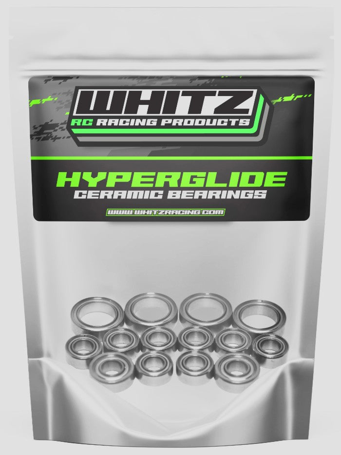 Whitz Racing HyperGlide Ceramic Bearings – ABEC-5 Hybrid, RC Drivetrain