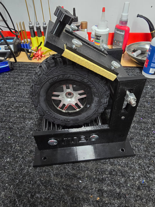 TTB Power Lab Tire Ultimate Break-in Station -Rubber Tire Sander and Foam Buster