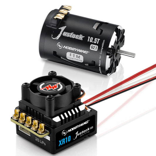 Hobbywing XR10 Justock G3S ESC and G2.1 motor combo