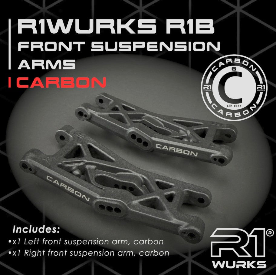 R1Wurks R1B Front Suspension Arms – Carbon