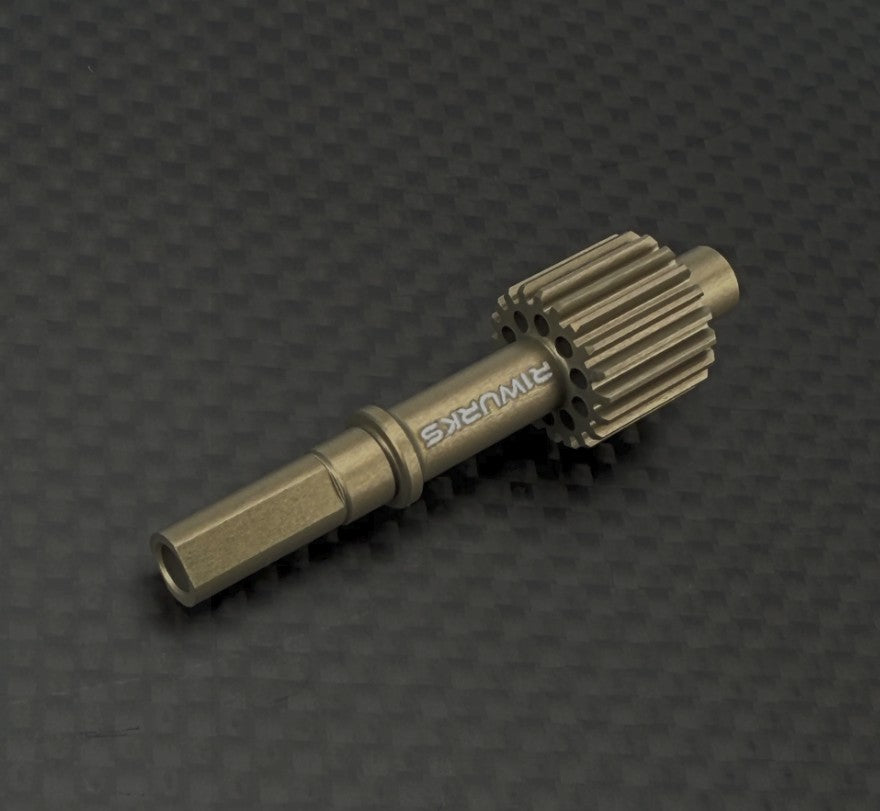R1WURKS R1B Top Shaft Gear, Aluminum
