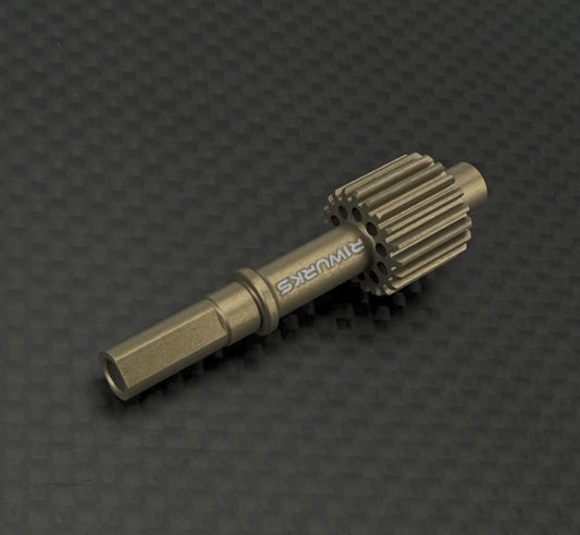 R1WURKS R1B Top Shaft Gear, Aluminum