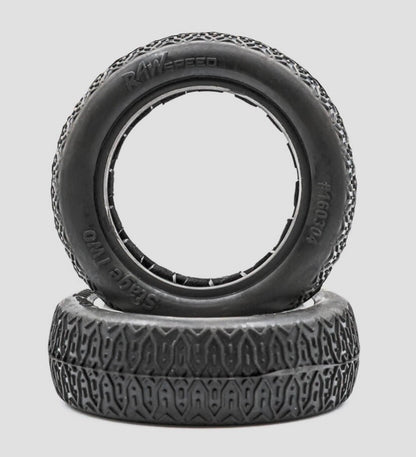 RawSpeed RC Stage Two - 2WD Front Buggy Tires w/Inserts 2.2" (1 pr)