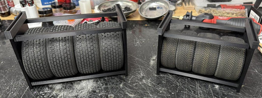 TTB Power Lab RC Tire Stand - Short Course and Buggy