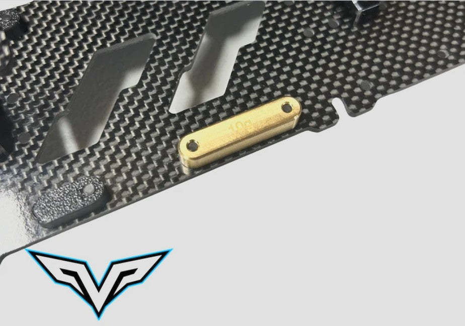 Velocity R/C Brass Battery Side Weight - 10g