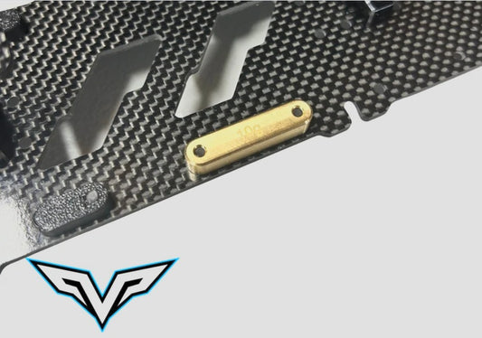 Velocity R/C Brass Battery Side Weight - 10g