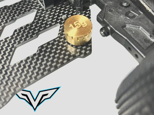 Velocity R/C Brass Chassis Weight - 15g