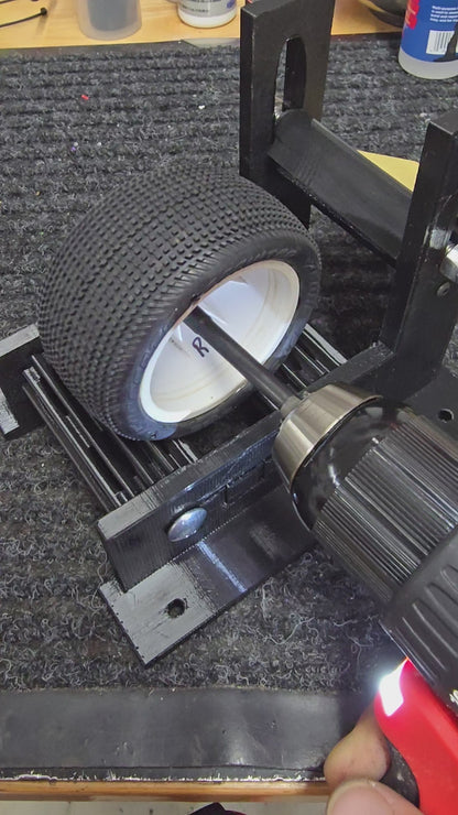 TTB Power Lab Ultimate Tire Break-in Station - Rubber Tire Sander and Foam Buster